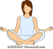 yoga and concentrate