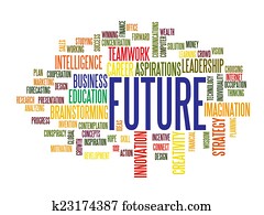 Business future word cloud Business future word cloud