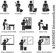Classroom Student Duty Roster