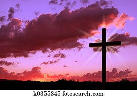 Cross and Sunset Cross and Sunset