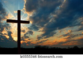 Cross at Sunset