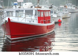 Fishing boats in harbor