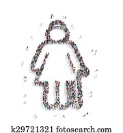 group  people  shape  old man