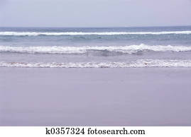 East coast Atlantic ocean beach scene. Stock Image | u10059912 | Fotosearch