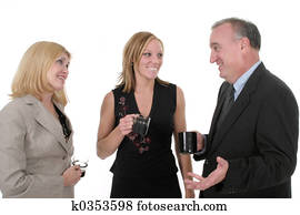 Three Person Business Team 3