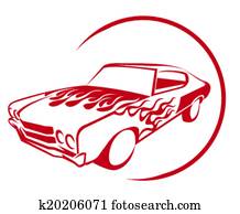 פטר, שריר, מכונית