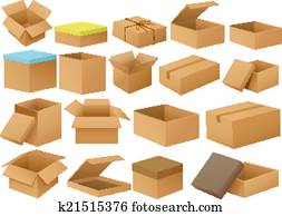 Cardboard boxes
