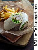 Chicken Caesar Wrap Sandwich