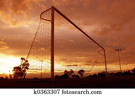 Soccer Sunset Soccer Sunset