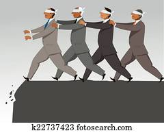 The blind leading the blind The blind leading the blind