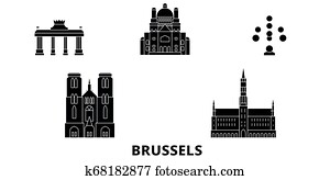 屋外の Caft 壮大な 場所 ブリュッセル Bruxelles ベルギー ヨーロッパ 屋外の Caft 中に 壮大場所 Grote Markt 中に ダウンタウンに Brussels ストックイメージ U Fotosearch