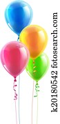 Birthday party balloon set Birthday party balloon set