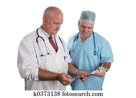Doctors Review a Chart Doctors Review a Chart