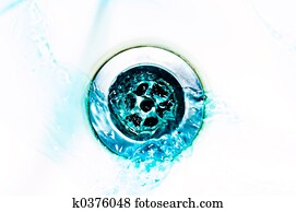 Down the drain