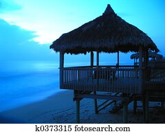 Florida beach hut