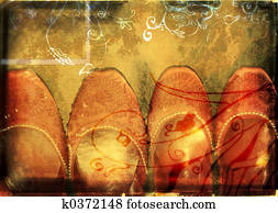 grunge book spread with red shoes grunge book spread with red shoes