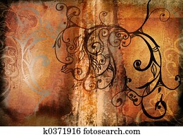 grunge swirls book spread grunge swirls book spread