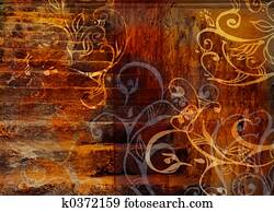 grunge swirls stairs background grunge swirls stairs background