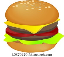 Hamburger illustration Hamburger illustration