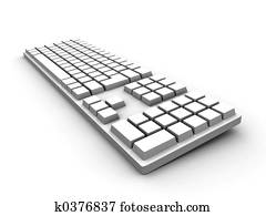 Keyboard - white Keyboard - white