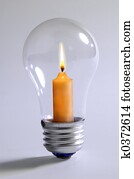 Light Bulb & Candle Light Bulb & Candle