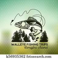 Download Walleye Clip Art | Our Top 375 Walleye Vectors | Fotosearch