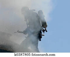 Fireman at Work Fireman at Work