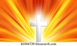 Glowing cross Glowing cross