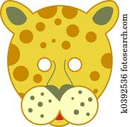 spotty leopard mask spotty leopard mask