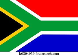 דגלל, של, דרום אפריקה