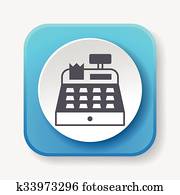 Cash register icon Cash register icon