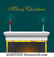 Christmas Mantle Bkg Christmas Mantle Bkg