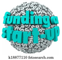 finanzierung, a, start-up, geschaefts, neu, firma, finanz, geld