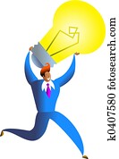 funcionamiento, con, un, idea