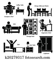 Home House Furniture Icons Home House Furniture Icons