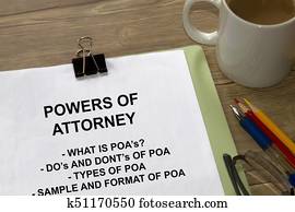 Power of attorney Power of attorney
