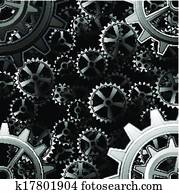 Steampunk gears background Steampunk gears background