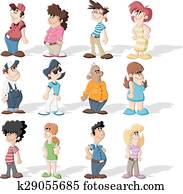 cartoon people