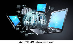 Internet information technology concept Internet information technology concept