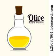 Olive oil design, vector illustration. Olive oil design, vector illustration.