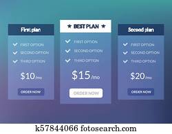 prijzen, plannen, voor, websites, en, applications., spandoeken, prijzen, design., web, commercieel, mal, hosting, tafel