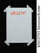 space for urgent not