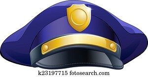 警察 帽子 クリップアート K Fotosearch