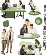 business people business people