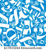 Hebrew Seamless Pattern Hebrew Seamless Pattern