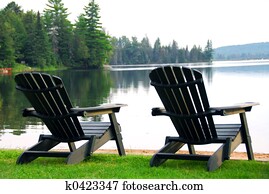 Lake beach chairs