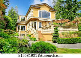 Luxury house exterior