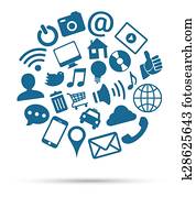 social media icons social media icons