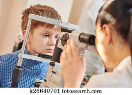 crianças, oftalmologia, ou, optometry
