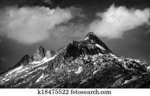 Majestic mountains landscape